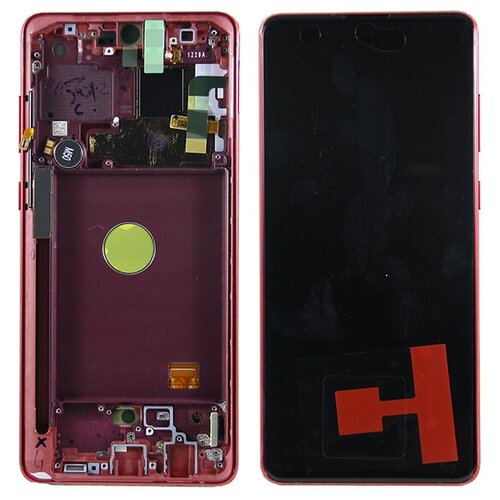 Дисплей для Samsung Galaxy Note 10 Lite N770F модуль Красный - Premium (SP)