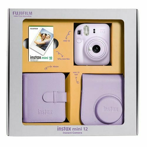 Набор Instax Mini 12 Lilac Purple - Bundle Box