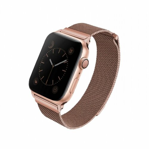 Ремешок для Apple Watch 38-41mm Uniq Dante Strap Steel Rose Gold