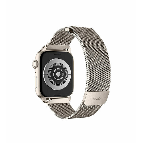 Ремешок для Apple Watch 38-41mm Uniq Dante Strap Mesh Steel Starlight