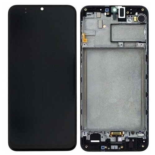 Дисплей для телефона Samsung M307F/M215F (M30s/M21) модуль Черный