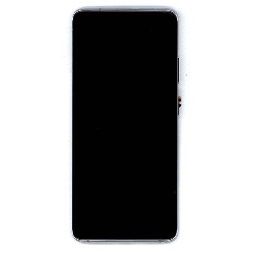 Дисплей для Samsung Galaxy S21 Ultra 5G SM-G998B в сборе с тачскрином и рамкой серебро