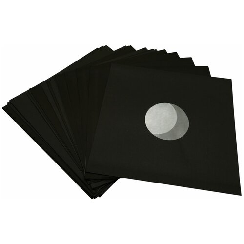 Внутренние конверты для LP AudioToys Delux Sleeves черные 25 шт.