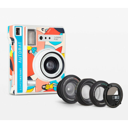 Фотоаппарат моментальной печати Lomography LOMO'Instant Automat Sundae Kids Edition + объективы