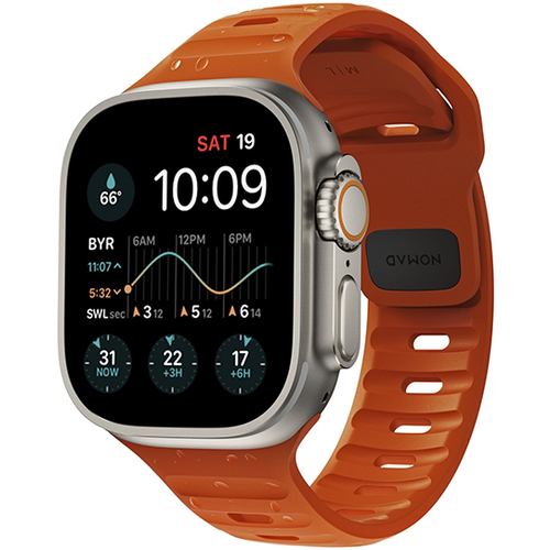 Ремешок Nomad Sport Band для Apple Watch 49/45/44/42 мм (NM00736685) ультра оранжевый
