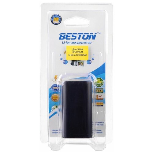 Аккумулятор BESTON для видеокамер Canon BST-BP970GM