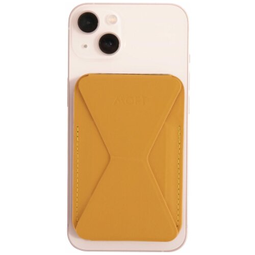 Магнитная подставка-кошелёк Moft Snap-On MagSafe для iPhone 12 и 13 серии Yellow