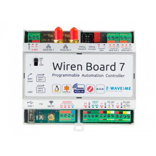 Контроллер Wiren Board 7 2GB: Z-Wave