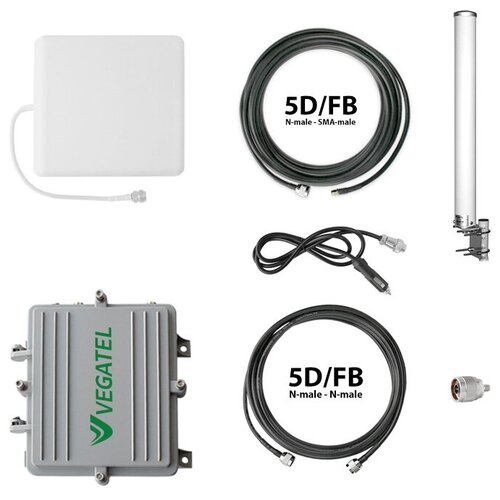 Готовый комплект усиления сотовой связи для водного транспорта VEGATEL AV2-900E/1800/3G-kit