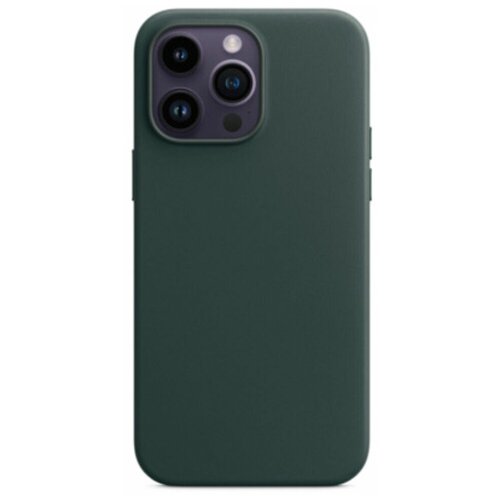 Чехол для Apple iPhone 14 Pro Red Line УТ000032537 кожаный для MagSafe оливковый
