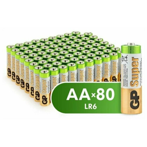 Элемент питания GP Super Alkaline LR6 AA бл 80