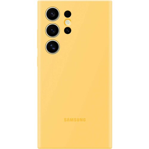 Чехол Samsung Silicone Case S24 Ultra (EF-PS928TYEGRU) Yellow