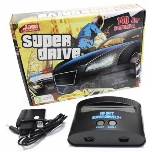 Игровая приставка 16-bit Super Drive GTA V + 140 встроенных игр