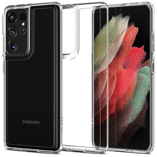 Чехол Spigen Ultra Hybrid (ACS02351) для Samsung Galaxy S21 Ultra (Clear)