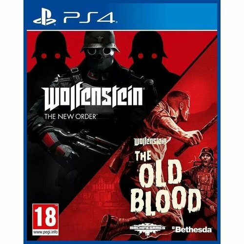 Игра Wolfenstein: The New Order + The Old Blood (PS4