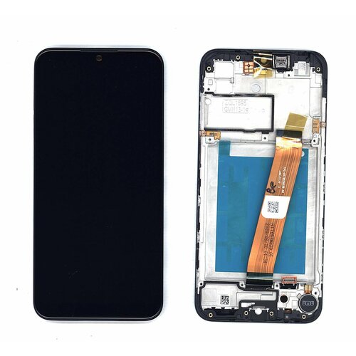 Модуль (матрица + тачскрин) для Samsung Galaxy M01 SM-M015 черный с рамкой
