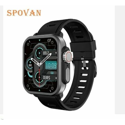 Spovan Новые Смарт-часы оранжевые ECG Smartwatch PPG EKG Body Temperature Spo2 Smart Watches