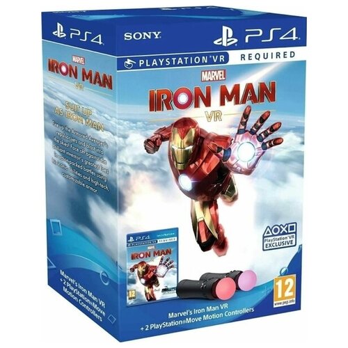 Игра для PlayStation 4 Marvel's Iron Man VR + контроллеры движений PS Move