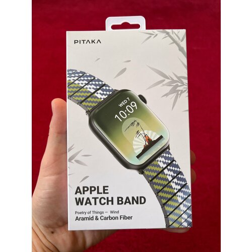 Карбоновый браслет Pitaka для Apple Series 8-1