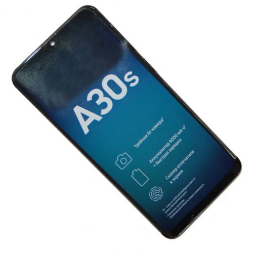 Дисплей для Samsung A307F (A30s) модуль Черный