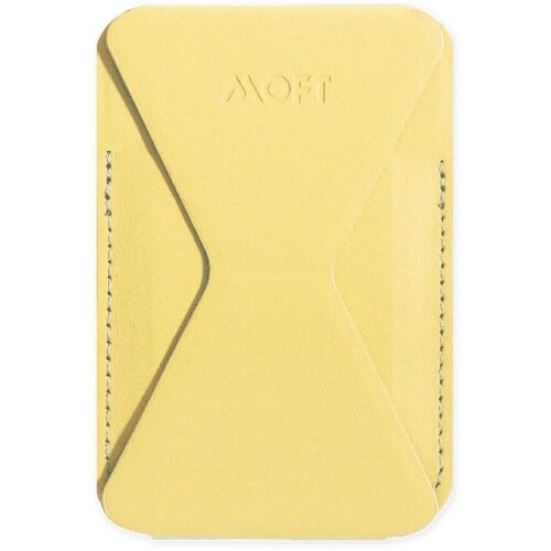 Подставка-кошелек для iPhone 12/13 MOFT SNAP-ON (Лимонный)