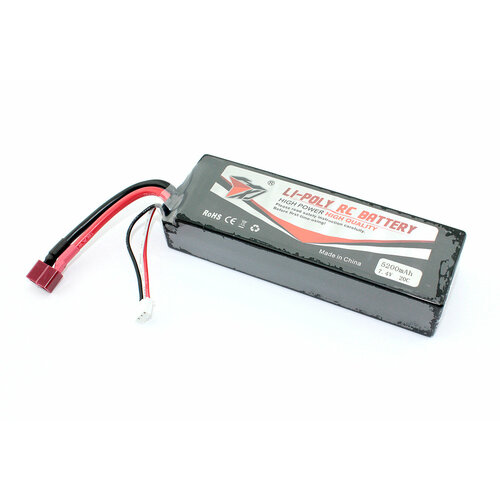Аккумулятор Li-Pol 7.4V 7544128 5200mAh T-plug