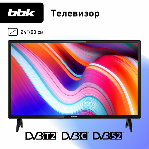 LED телевизор BBK 24LEM-1049/T2C черный