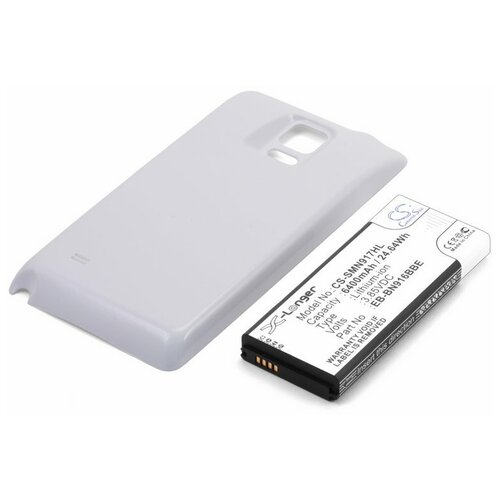 Аккумуляторная батарея усиленная для Samsung Galaxy Note 4 (EB-BN910BBK)