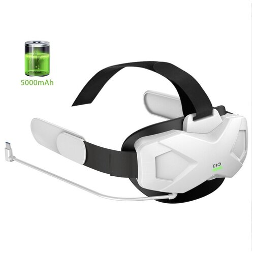 Крепление для VR Oculus Quest 2 c Power Bank 5000мАч (доп. батарея-аккумулятор)