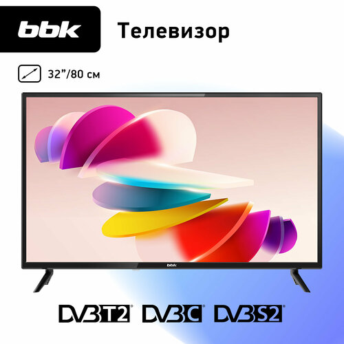 LED телевизор BBK 32LEM-1046/TS2C черный